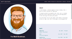 Desktop Screenshot of matthewboatman.com